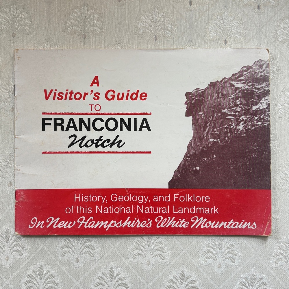 1988 A Visitor's Guide to Franconia Notch New Hampshire Tourist White Mountains